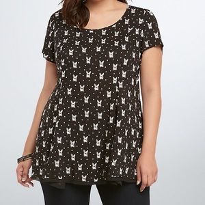 Torrid bunny print tunic